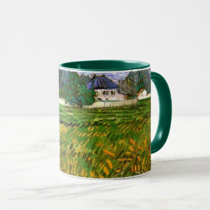 Weizenfeld bei Auvers von Vincent van Gogh Tasse