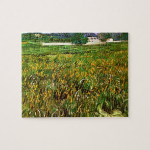 Weizenfeld in Auvers von Vincent van Gogh Puzzle