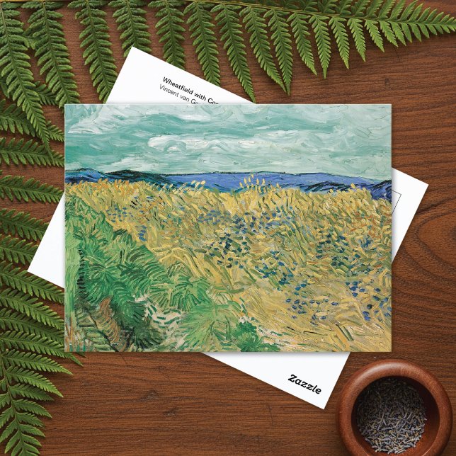 Weizenfeld Kornblumen Vincent van Gogh Postkarte (Von Creator hochgeladen)