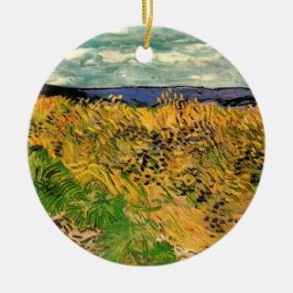 Weizenfeld mit Kornblumen von Vincent van Gogh Keramik Ornament