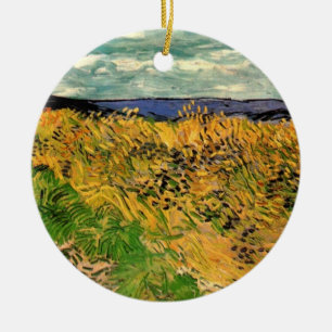 Weizenfeld mit Kornblumen von Vincent van Gogh Keramik Ornament
