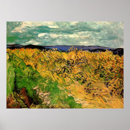Weizenfeld mit Kornblumen von Vincent van Gogh Poster