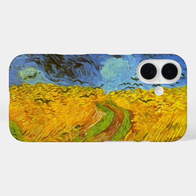 Weizenfeld mit Krähen von Vincent van Gogh Case-Mate iPhone Hülle (Rückseite (Horizontal))