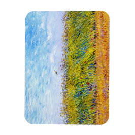 Weizenfeld mit Lark von Vincent Van Gogh Magnet