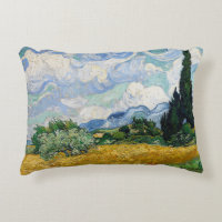 Weizenfeld mit Zypressen von Vincent Van Gogh