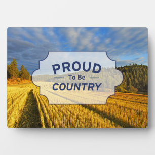 Weizenfeld nach Ernte Fotoplatte