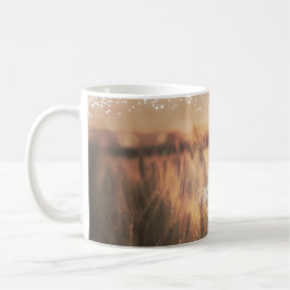 Weizenfeld Rustikales Land Personalisiert Kaffeetasse