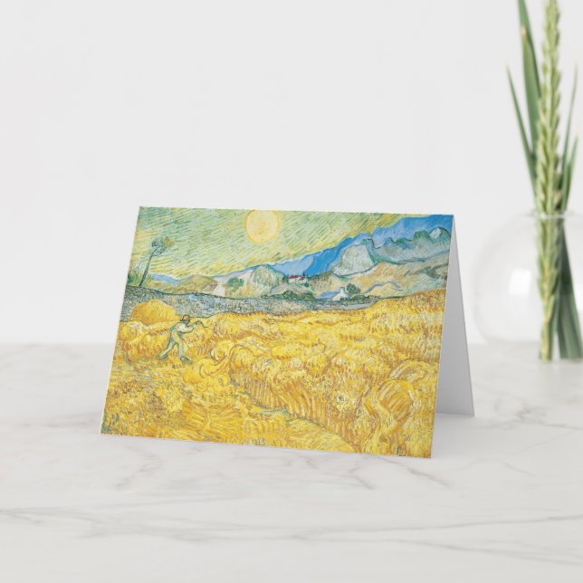 Weizenfeld | Vincent van Gogh Karte (Vorderseite)