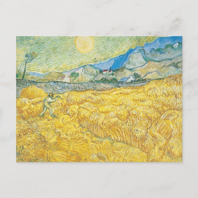 Weizenfeld | Vincent van Gogh Postkarte (Vorderseite)