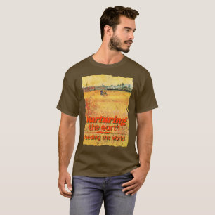 Weizenfeld Vintage Art 1888 Van Gogh T-Shirt