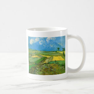 Weizenfelder in Auvers unter bewölktem Himmel, Vin Tasse