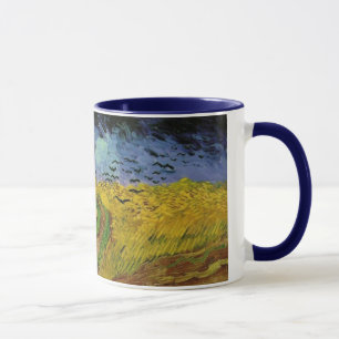Weizenfelder mit Krähen von Van Gogh Tasse