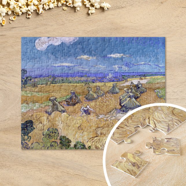 Weizenfelder mit Sensenmann | Vincent van Gogh Puzzle (Von Creator hochgeladen)