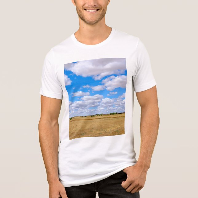 Weizenfelder Tri-Blend Shirt (Vorderseite)