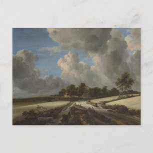 Weizenfelder von Jacob van Ruisdael Kunstdruckerei Postkarte