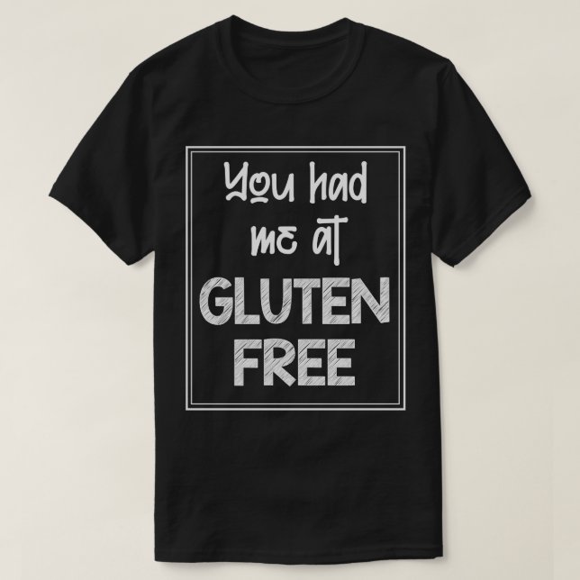 Weizenfreie Ernährung Celiac-Krankheit glutenfrei T-Shirt (Design vorne)