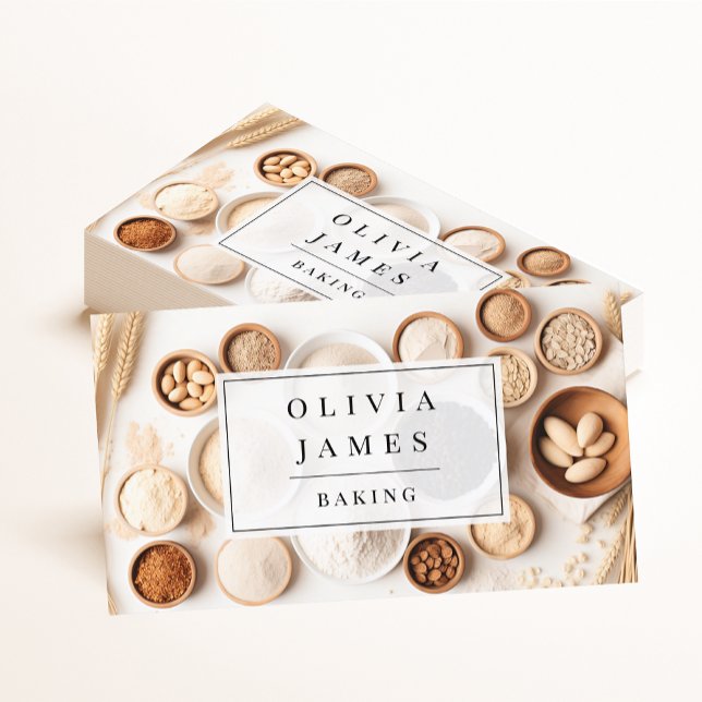 Weizenmehl Backen für Backwaren Konditorei Koch Visitenkarte (Von Creator hochgeladen)