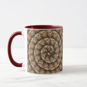 Weizenohren in Spiralwalzmuster, Tasse