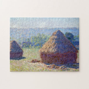 Weizenstapel (Ende Sommer), Monet Puzzle