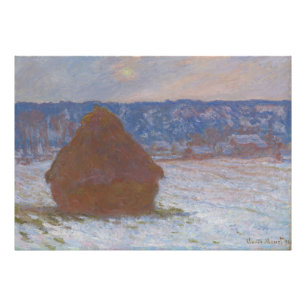 Weizenstück (Schneeeffekt, Tag der Besetzung) (189 Fotodruck