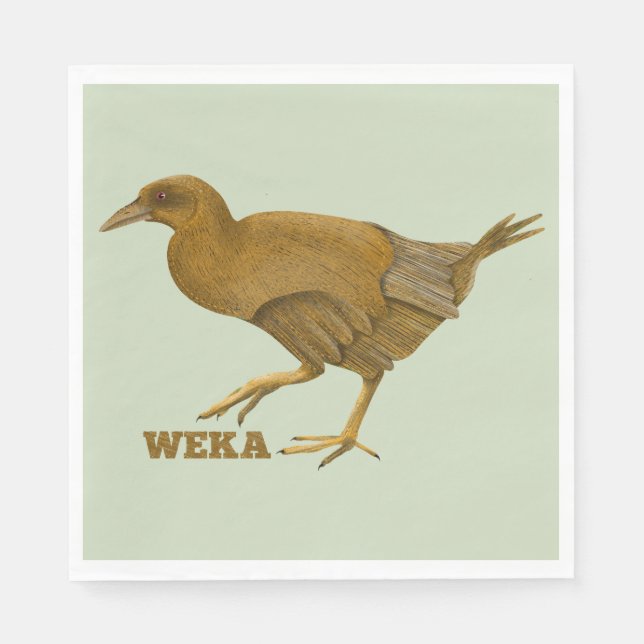 Weka New Zealand Bird Serviette (Vorderseite)