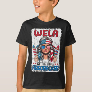 Wela des kleinen Feuerwerk patriotischen 4. Juli T-Shirt