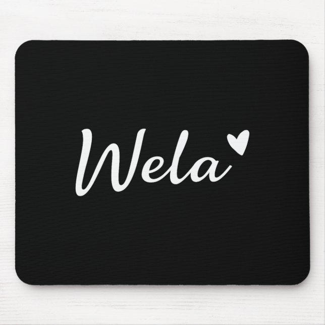 Wela Süßes Herz Lustige Oma Muttertag  Mousepad (Vorne)