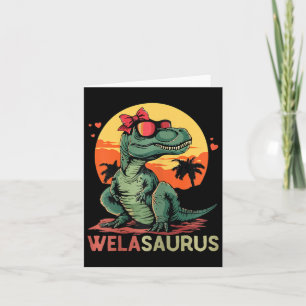 Welasaurus Dino Dinosaur Wela-saurus T-rex Mutter' Karte