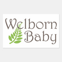 Welborn Baby Sticker