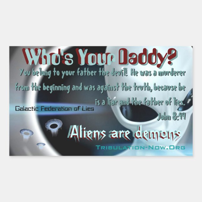 Welch Papa? Rechteckiger Aufkleber (Vorderseite)