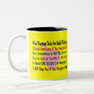 Welche Apotheke TECHNOLOGIEN WIRKLICH DENKEN Zweifarbige Tasse