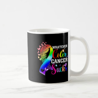 Welche Farbe auch immer Krebs saugt Bewusstseinsfa Kaffeetasse