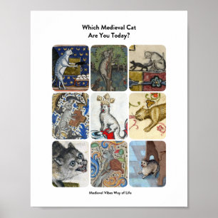 Welche mittelalterliche Katze bist du heute? - Hil Poster
