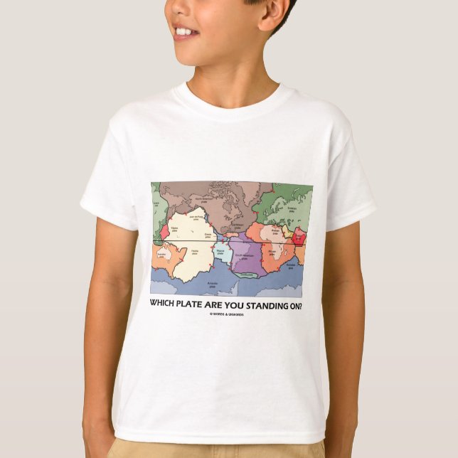 Welche Platte sind Sie stehend eingeschaltet? T-Shirt (Vorderseite)