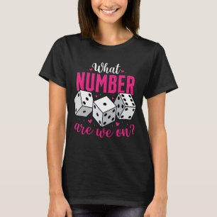Welche Zahl haben wir auf der sonnigen Bunco Game T-Shirt