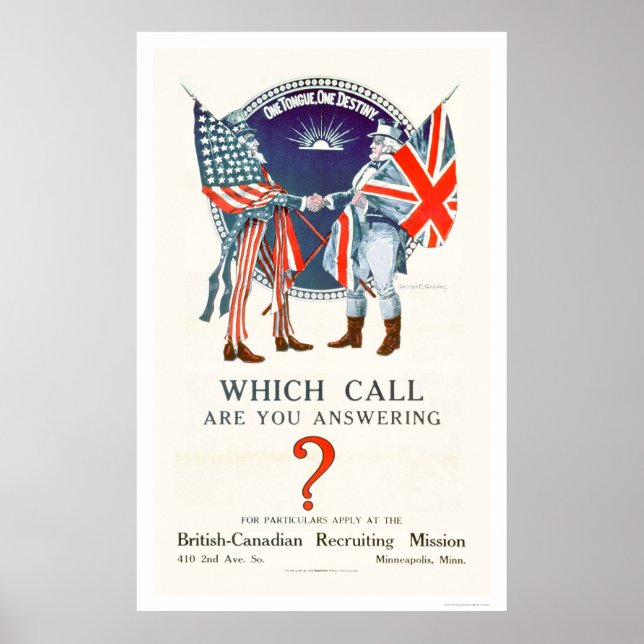 Welchen Anruf beantwortest du? (US02110) Poster (Vorne)