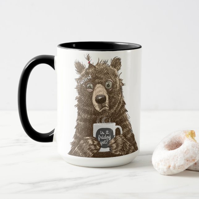 Welchen Tag ist es?Tasse Tasse (Mit Donut)