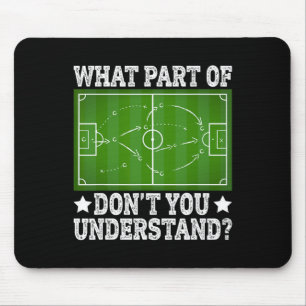 Welchen Teil Verstehst Du Nicht Fußballspielfeld D Mousepad