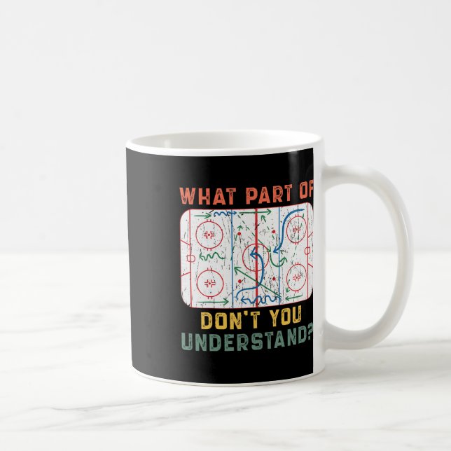 Welchen Teil von Don't You Understand Funny Ice Pl Kaffeetasse (Rechts)