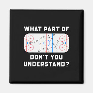 Welchen Teil von Don't You Understand Lustige Hock Magnet