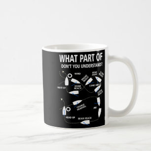 Welchen Teil von Don't You Understand Sailing Sail Kaffeetasse