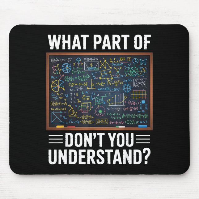 Welchen Teil von verstehst du mathematischen Humor Mousepad (Vorne)