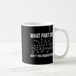 Welchen Teil von Verstehst du nicht - Fußballtrain Kaffeetasse