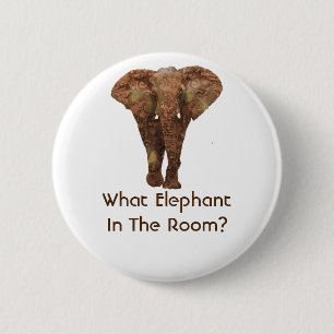 Welcher Elefant im Raum Button