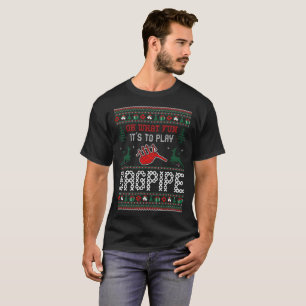 Welcher Spaß zur Dudelsack-Weihnachtshässlichen T-Shirt