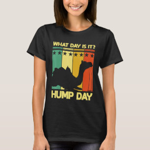 Welcher Tag Ist Es Kamel Vintage Höcker Wüsten Tie T-Shirt