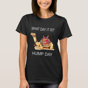 Welcher Tag ist es Mittwoch Kamel T-Shirt