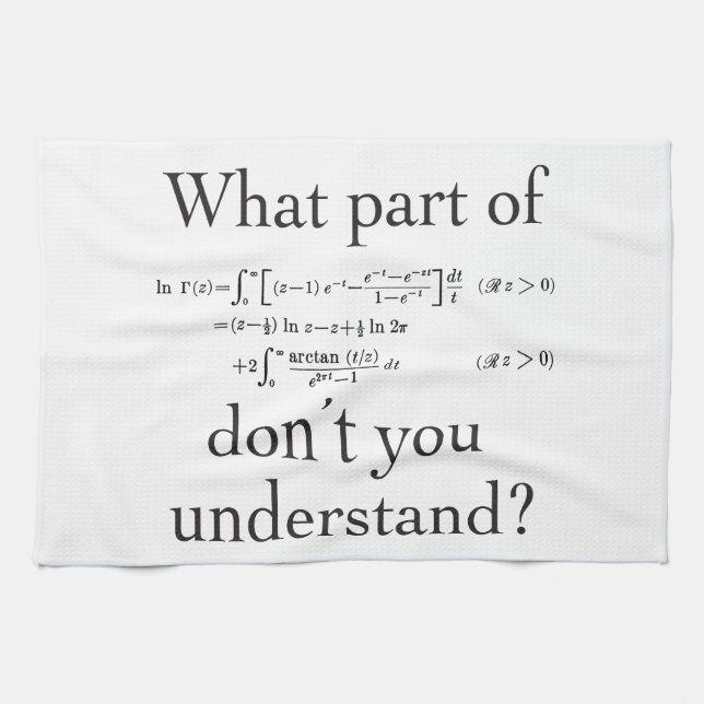 Welcher Teil von..? Geschirrtuch (Horizontal)