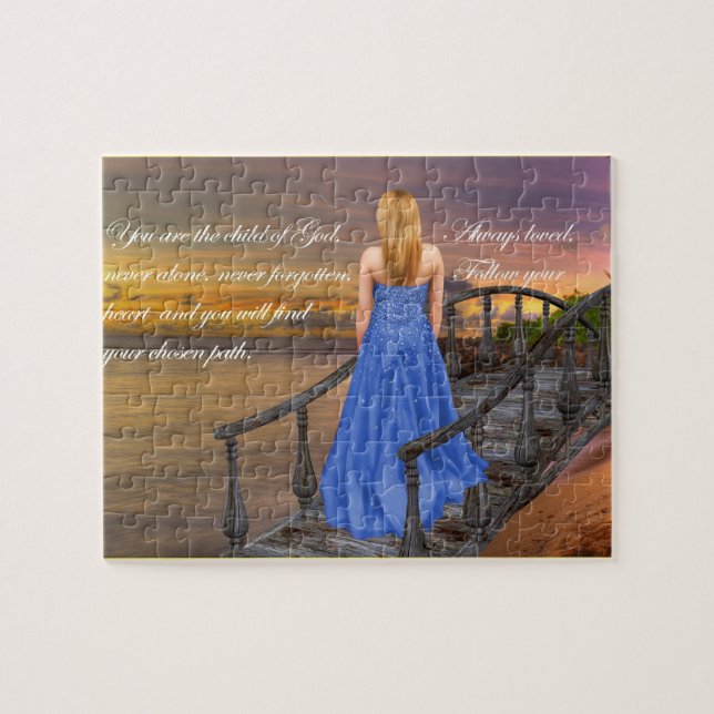 Welcher Weg? Kind des Gottes Puzzle (Horizontal)