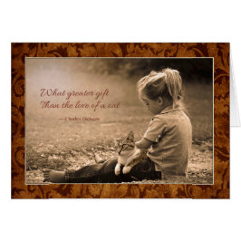 "Welches größere Geschenk als die Liebe einer